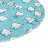 Cute Dental Pattern Snijplank (Hoek)