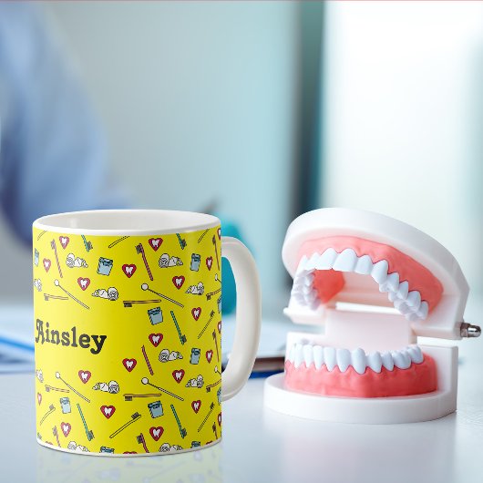 Cute Dental Personalized Koffiemok