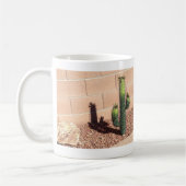 Cute Desert Saguaro Cactus Café Mug (Gauche)