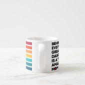 Cute Design Expression text voor Moederdag Espresso Kop (Achterkant)
