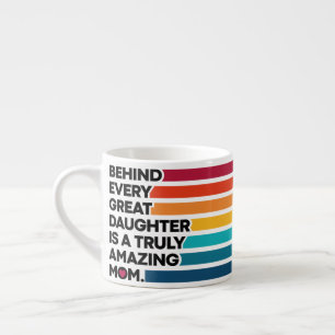 Cute Design Expression text voor Moederdag Espresso Kop