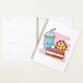 Cute Dessert Trio - Gâteau, biscuit et boisson (Devant avec enveloppe)