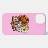 Cute Devil & Angel Valentine Day Love Design iPhone Hoesje (Achterkant horizontaal)