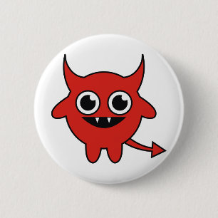 Cute Devil Ronde Button 5,7 Cm