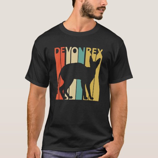 Cute Devon Rex Cat T-shirt (Voorkant)