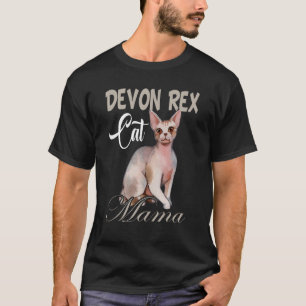 Cute Devon Rex Mama Love Cats Pets & All Animals T-shirt