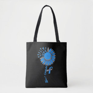 Cute Diabetic Sunflower Type 1 Diabetes Awareness Draagtas