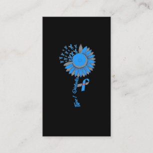 Cute Diabetic Sunflower Type 1 Diabetes Awareness Visitekaartje