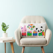 Cute Dieren Trein Kussen (Stoel)