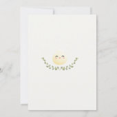 Cute Dim Sum Dumpling Anniversaire Fête Invitation (Dos)