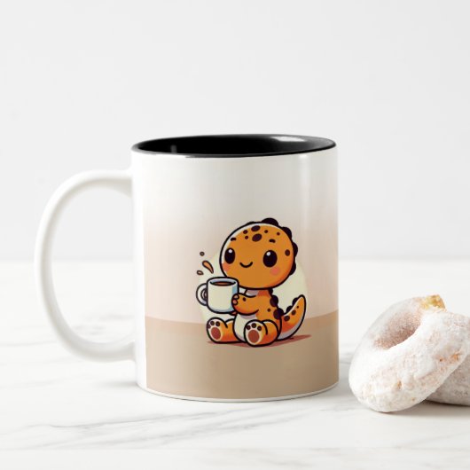 Cute Dino Mug (Avec donut)