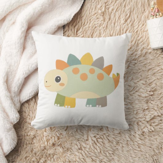 Cute Dino Pillow for Kids Kussen (Deken)