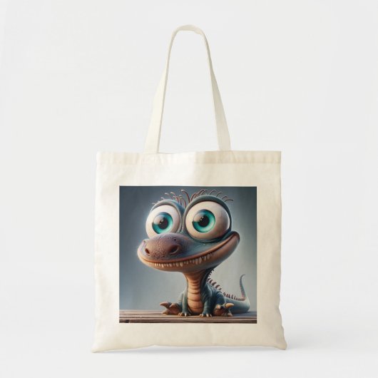 Cute Dino Tote Bag (Voorkant)