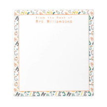 Cute Dinosaur Alphabet - Van de lessenaar van de j