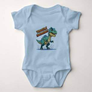 Cute Dinosaur Baby Rompertje – Problemen Op Komst!