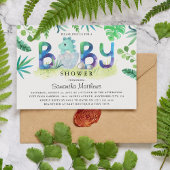 Cute Dinosaur baby shower BÉBÉ Invitation