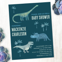 Cute Dinosaur Baby shower