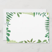 Cute Dinosaur Birthday Invitation Kaart (Achterkant)