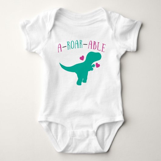 Cute Dinosaur Bodysuit Sleeper (Voorkant)