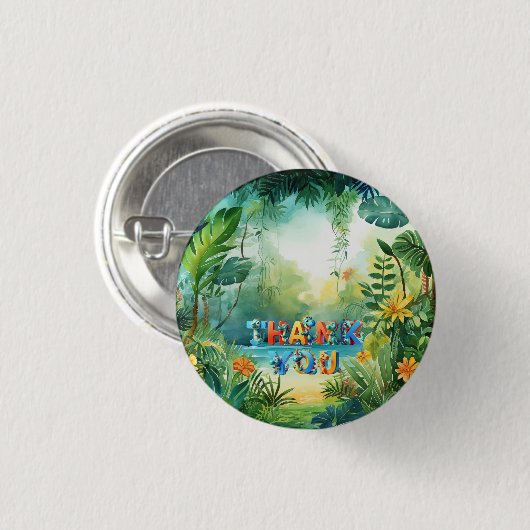 Cute Dinosaur Button (Voorkant /achterkant)