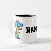 Cute Dinosaur Coffee Mug – Fun Dino Drinkware for  (Devant gauche)