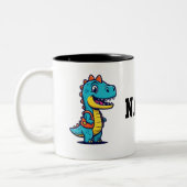 Cute Dinosaur Coffee Mug – Fun Dino Drinkware for  (Gauche)