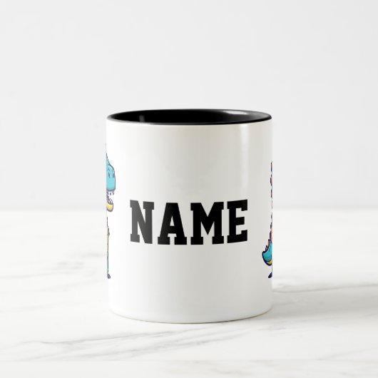 Cute Dinosaur Coffee Mug – Fun Dino Drinkware for  (Centre)
