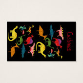 Cute Dinosaur Collectie Thunder_Cove a Visitekaartje (Achterkant)