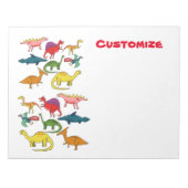 Cute Dinosaur Collectie Thunder_Cove Notitieblok (Voorkant)
