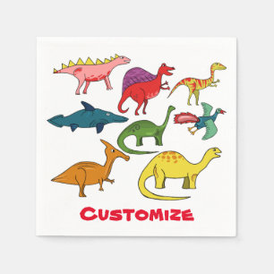 Cute Dinosaur Collectie Thunder_Cove Servet