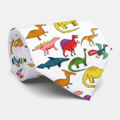 Cute Dinosaur Collectie Thunder_Cove Stropdas (Opgerold)