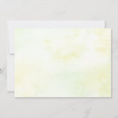 Cute Dinosaur fête d'anniversaire Carte de remerci (Dos)