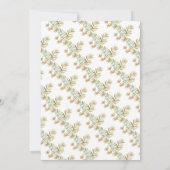 Cute Dinosaur Fourth Birthday Party Invitation Kaart (Achterkant)