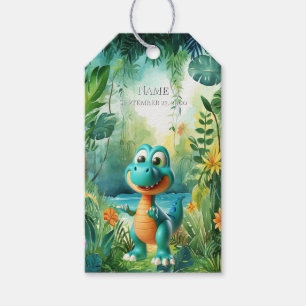Cute Dinosaur Gift Label Cadeaulabel