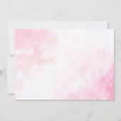 Cute Dinosaur Girl 1er anniversaire Invitation (Dos)