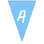 Cute Dinosaur Golf Thlek Kids Birthday Vlaggetjes (Tweede vlag)