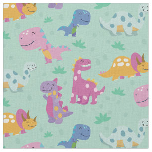 Cute dinosaur herhalingspatroon stof