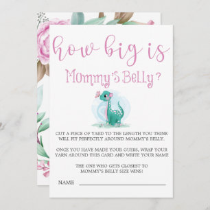 Cute Dinosaur Hoe groot is de Belly van mama?