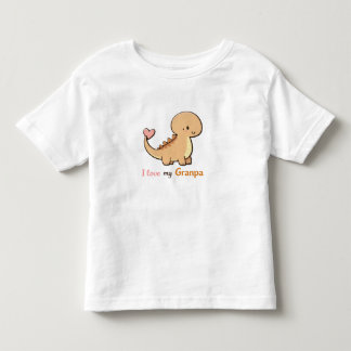 Cute Dinosaur Ik Hou Van Mijn Opa Peuter Shirt | G