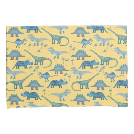 Cute Dinosaur Kussensloop (Voorkant-Rechts)