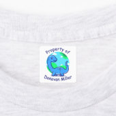 Cute Dinosaur Labels (Aangebracht)