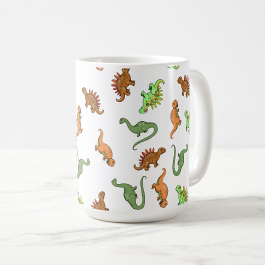 Cute Dinosaur Mok (Voorkant rechts)