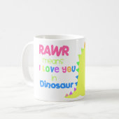 Cute Dinosaur MOK CUP RAWR (Voorkant links)