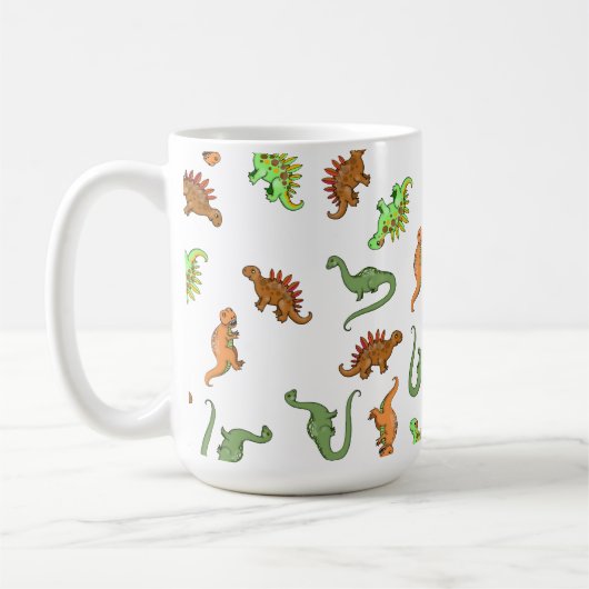 Cute Dinosaur Mug (Gauche)