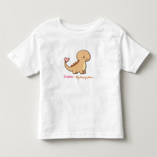 Cute Dinosaur Oma Mijn Veilige Plek Peuter T-shirt