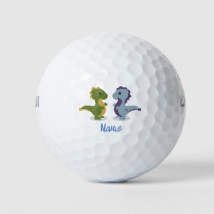 Cute Dinosaur Paar Thunder_Cove Golfballen