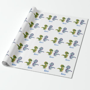 Cute Dinosaur Pair Thunder_Cove Cadeaupapier