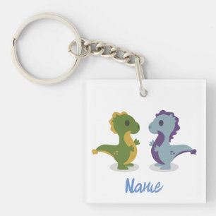 Cute Dinosaur Pair Thunder_Cove Sleutelhanger