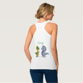 Cute Dinosaur Pair Thunder_Cove Tanktop (Volledige Achterkant)