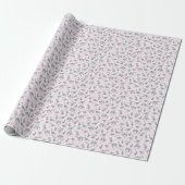 Cute Dinosaur Pattern Cadeaupapier (Uitgerold)